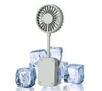 Ventilador portátil de clip, flujo de aire recargable de 3 velocidades, movimiento de aire silencioso para camping, viajes, coche, tienda de campaña, cama, dormitorio, carrito, oficina, RV, ventilador