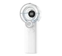 Ventilador portátil de la niebla recargable Cooling Fan Car School Outside | Con pantalla LED de 3600 Mah con ventilador de carga manual para verano de coche, escuela, exterior, playa, viajes, etc