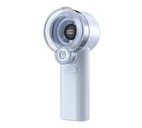 Ventilador portátil de la niebla recargable Cooling Fan Car School Outside | Con pantalla LED de 3600 Mah con ventilador de carga manual para verano de coche, escuela, exterior, playa, viajes, etc