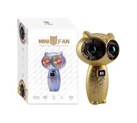 Ventilador Portátil Pantalla Digital Ruido Reducido Peso Ligero