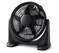 Ventilador portátil, potente ventilador de mesa metálico, funcionamiento silencioso, 55 W