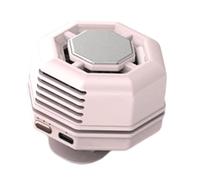 Ventilador portátil recargable para camisa, mini refrigerador silencioso, flujo de aire ajustable de 3 velocidades, ventilador portátil sin cuchilla, comodidad manos libres para campamento
