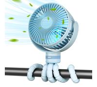 Ventilador portátil recargable por USB para viajes | Color: Azul