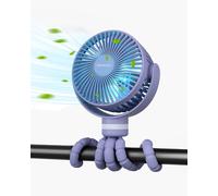 Ventilador portátil recargable por USB para viajes | Color: Morado