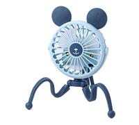 Ventilador portátil USB para cochecito de bebé, ventilador con Clip en Mini trípode para cochecito de bebé, asiento de coche, viaje