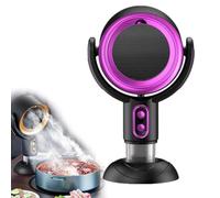 Ventilador Puff Chill para Fumar, Purificador de Humo, Portátil Fumar Purificador de Aire Admirador, Mini Encimera Cocina Ventilador de Escape, para Elimina Humo y Olores(Purple,Rechargeable)