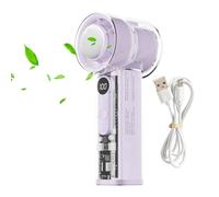 Ventilador Refrescante de Mano USB Recargable Batería 3000mAh 100 | Mini ventilador de mano para hombre mujer niños casa viaje dormitorio camping oficina activo