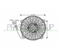 Ventilador Refrigeración Del Motor Prasco CI520F001 Prascoselection para Citroën