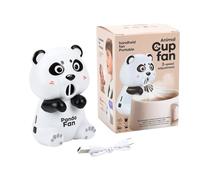 Ventilador Refrigerador de Alimentos Dispositivo Portátil Panda Lindo 3 | Refrigeración para leche para café agua sopa restaurante verano camping al aire libre festival oficinas