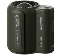 Ventilador Sin Aspas Recargable USB 4500mAh Cintura(Green)