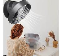Ventilador sin cuchilla, montaje en pared o unidad de enfriamiento de escritorio para el dormitorio.Operación silenciosa con potente flujo de aire y control remoto.3 velocidades, 90 oscilación, diseño