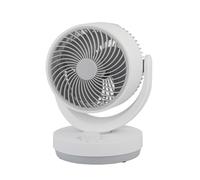 Abrila Lagos Blanco-Gris 35W - Ventilador De Sobremesa 3 Aspas