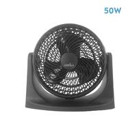 ventilador sobremesa modelo balboa acabado negro 50w 3aspas