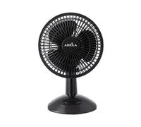 Abrila Pizarro Mini Negro 20W - Ventilador De Sobremesa 3 Aspas