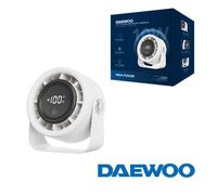 Ventilador de Sobremesa Daewoo DW9019/ 10W/ 4 Aspas/ 4 Velocidades