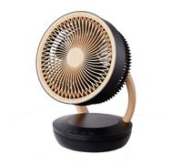 Ventilador sobremesa ruiseñor negro/madera 45w 3vel 3asp remoto,tempo