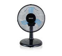 Ventilador sobremesa Sogo oscilante - 9” 23CM - 18W Black