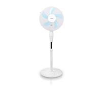 SOGO Ventilador de Pie 16” 40 cm - Ventilador Oscilante 40W con 3 Velocidades, Altura Regulable, Cabezal Inclinable y Base Redonda Estable, Silencioso para Hogar y Oficina