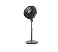 SOGO Ventilador de Pie 40 cm 65W Oscilación 360° - Alta Potencia con 3 Velocidades, Altura Regulable, Cabezal Multidireccional y Base Estable - Color Negro