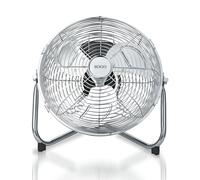SOGO Ventilador De Suelo Semi Industrial 12" 30cm Con Inclinación Ajustable - Ventilador Potente 55W 3 Velocidades Bajo Ruido - Con Asa Para Transporte Y Rejilla Seguridad - Aspas De Aluminio