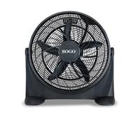 VENTILADOR SUELO SEMI INDUSTRIAL SOGO - 20" 50CM - 125W Black
