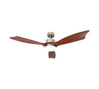 VENTILADOR TECHO SOGO 54" 137CM CON LUZ LED ,3 ASPA MADERA .3 VELOCIDADES.55W,TEMP 8H ,REVERSIBLE -MOTOR DC COBRE.MANDO