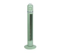 Ventilador torre huracan verde 45w 3velocidades temporizador fijo y r
