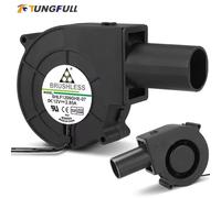 Ventilador Turbo DC 12V de Velocidad Ajustable, Gran Volumen de Aire, para Estufas de Leña y Combustible with US Power
