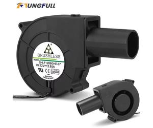 Ventilador Turbo DC 12V de Velocidad Ajustable, Gran Volumen de Aire, para Estufas de Leña y Combustible with EU Power