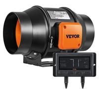 Ventilador - Ventilador de extracción - Ventilador de conducto - Ventilador de ventilación - Ventilador para sistemas HVAC - 6 pulgadas