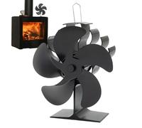 Ventiladores de estufa alimentados por calor,Ventilador de estufa de pellets para el hogar | Ventiladores de de leña termoeléctricos para estufas de leña, pellets, ahorro de energía y tra
