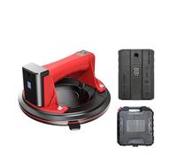 ventosas, Levantador de ventosa vacío eléctrico pesado, 8 pulgadas, 200KG carga, ventosas azulejos vidrio, bomba aire Industrial con juego batería 2x2400mAh