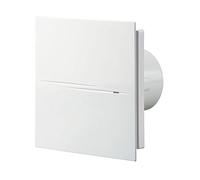 Vents 100 - Ventilador para cuarto de baño, muy silencioso, 24/26 dB (A), 100 mm, 90 - 99 m³/h, 7,5 W, bajo consumo, con rodamientos, amortiguador y válvula antirretorno
