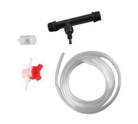 Venturi riego Injector de Fertilizante de riego + Interruptor + Filtro + Tubo de Agua Kit G3/4