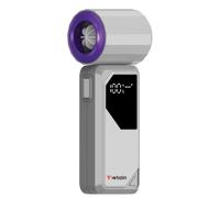 Verbatim cool 'n' go airjet gris, púrpura ventilador de mano