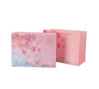 VERDANVERSE Caja de Obsequio para San Valentín y Bodas Diseño Sakura Color Rosa Tamaño 25X18X8 CM Estuche Ecológico de Papel para Embalaje y Presentación en Celebraciones