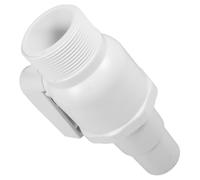 VERDANVERSE Válvula de Bola de Pvc de 1.25 Pulgadas Diseño Bidireccional para Control en Mantenimiento de Piscinas y Filtros Skimmer