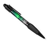 Verde Aurora Borealis Negro Bolígrafo - Northern Lights nieve Montañas regalo # 8573