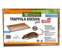 VERDELOOK Trampa adhesiva para ratas pack de 2 - 28x19cm