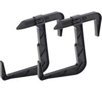 VERDENIA 23834 - Soporte para jardineras para balcón, Accesorios de plástico, Ligero, Estable, Muchos Colores, 23834 Grafito (Paquete de 6)