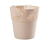 VERDENIA Aster Maceta Ligera con diseño de Maceta Decorativa para Plantas para Interior de plástico, patrón Calado, Muchos Colores, Muchos tamaños, 11,5 cm, 20521 luz Rosa