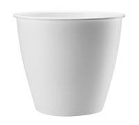 VERDENIA Azalia Macetero Ligero para balcón, Maceta Decorativa para Plantas para Interior y Exterior, Maceta de plástico, Redonda, Muchos Colores, 19 cm, 20560, Color Blanco