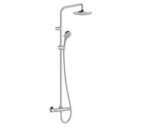 Hansgrohe Conjunto de ducha Vernis Blend 200 con termostato EcoSmart rociador lluvia cromo 26089000