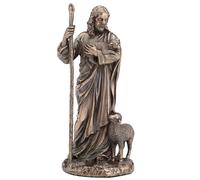Veronese Design Escultura de decoración religiosa de resina fundida en frío de 6 1/4 pulgadas de Jesús el Buen Pastor