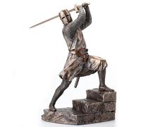 Veronese Design Estatua de Espada de Doble Mano del Caballero templario