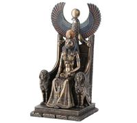 Veronese Design Estatua de la Diosa egipcia Antigua de la curación Sekhmet sentada en el Trono
