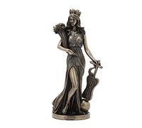 Veronese Design Estatua de la Diosa Griega Tyche de la Fortuna y la Prosperidad con Acabado de Bronce, Longitud 5 1/8 x Ancho 4 1/8 x Alto 11 1/4 Pulgadas, WU77777A4