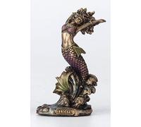 Veronese Design Estatua de Resina fundida Pintada a Mano con Acabado de Bronce Antiguo de 3 1/2 Pulgadas de Yemaya Santeria Orisha, Madre de Todos y Diosa del océano, decoración del hogar