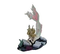 Veronese Design Lost Books by Tiffany Toland-Scott - Estatua de Sirena Leyendo