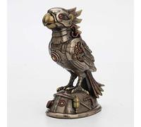 Veronese Design Steampunk - Estatua de Mesa con Acabado metálico, diseño de cacatúa/Loro
